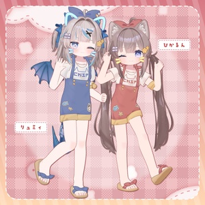 🤍にゃんにゃんサロペット🤍【5アバター対応】 缩略图 6