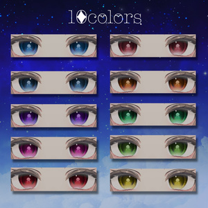 🪼【5アバター対応】🪼Aquajel　eye texture🫧10colors 缩略图 2