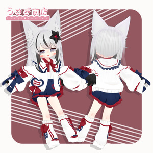 Ribbon Sailor Cardigan【複数アバター対応】 缩略图 10