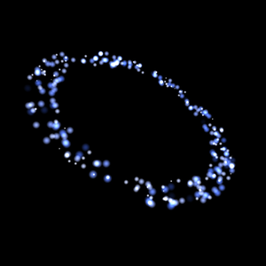 【VRChat想定】パーティクルリング 7色 【Particle Ring】