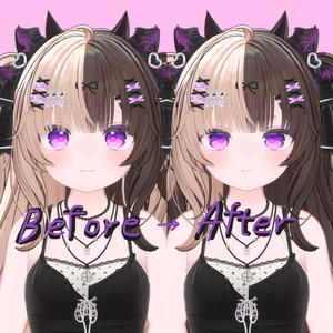 ⚝Chiffon⚝ Face シェイプキー ,Face Blendshape animation 缩略图 2