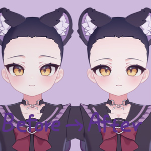 ⚝Chocolat⚝ Face シェイプキー ,Face Blendshapes animation 缩略图 3