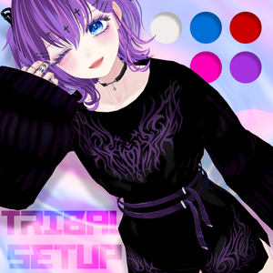 【vroidcustomitem】TribalSetUP #l0ve4u_v 【VRoid衣装】