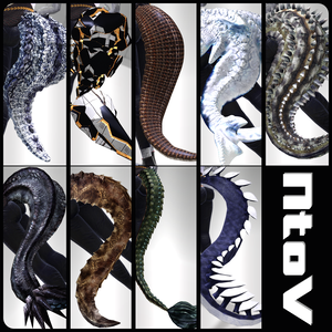 【DragonTailシリーズセット】DragonTail_NtoV【9種類】