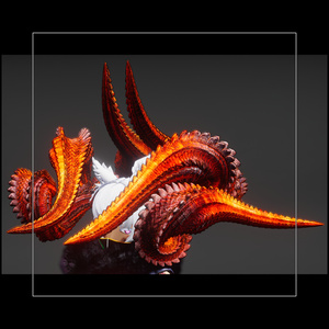 【DragonHornシリーズ】DragonHorn_L 新赫鱗【3Dモデル衣装・装飾品】 缩略图 3