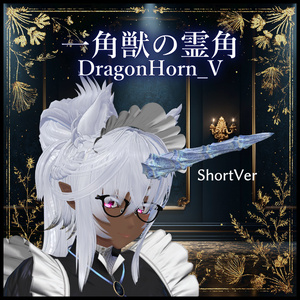【DragonHornシリーズ】DragonHorn_V　一角獣の霊角【3Dモデル衣装・装飾品】 缩略图 2