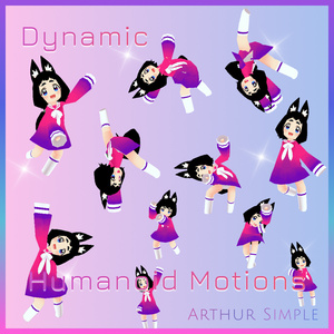 ✨ Dynamic Humanoid Motions  36選