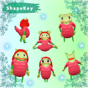 ✨ ぴょんぽこ / PyonPoko オリジナル3Dモデル 缩略图 4