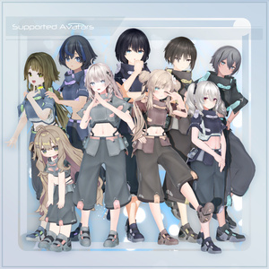 【オリジナル3D衣装】Code:Monochail【9アバター+α対応】 缩略图 5