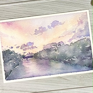 油絵 ラベンダー畑の一本木 - arashi1783 - BOOTH
