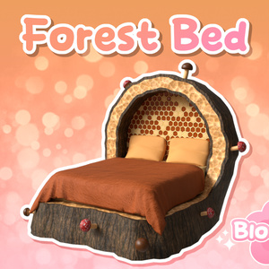 Forest Bed | 3D Asset for VRChat