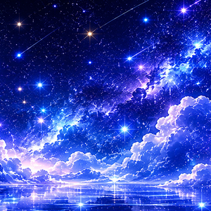 Ｘ用ヘッダー  星彩の蒼月海