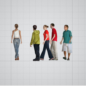 3d  人々