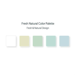 Fresh Natural Color Palette | Feminine Aesthetic for Branding & Social Media｜フレッシュナチュラル配色パレット