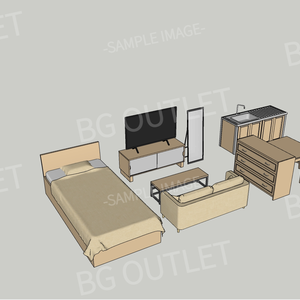 ワンルーム家具セット_ZP