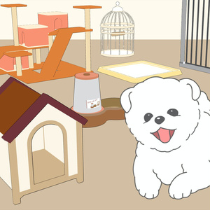 ペット 3d 素材（犬&猫）