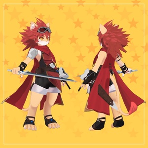 「Aluvas-アルヴァス-」 VRChat オリジナル 3Dアバター 缩略图 2