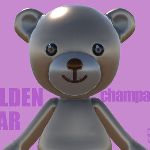 GOLDEN BEAR champagne gold ver.PC＜金色くまちゃん-シャンパンゴールド-＞