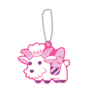 ツイステ概念/ポムフィオーレ寮イメージ*鍵型キーホルダー - 【閉店し