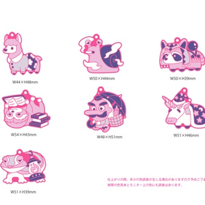 ツイステ概念/ポムフィオーレ寮イメージ*鍵型キーホルダー - 【閉店し