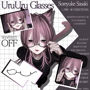 【一週間限定‼️無料‼️】UruUru Glasses