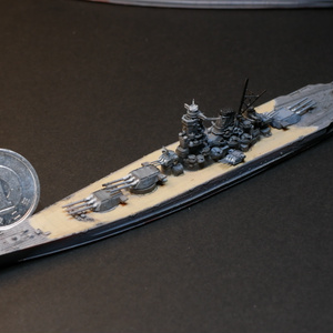 戦艦大和1941(就役時)　＆ 一号艦艤装時の姿