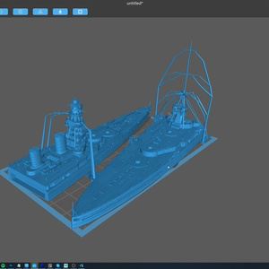 巡洋戦艦天城 3Dプリンター用データ 缩略图 5