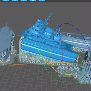 1/700 HSwMS Halland-class / スウェーデン海軍 ハッランド級駆逐艦