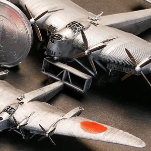 九二式重爆撃機3Dプリンター用データ 　1/350～1/700