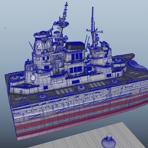 1/700 HSwMS Halland-class / スウェーデン海軍 ハッランド級駆逐艦