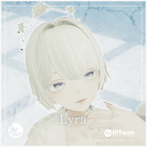 「Lyra」アクセサリー5点セット　VRChat想定