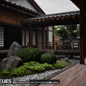【3D環境アセット】日本庭園と和風建築 缩略图 6