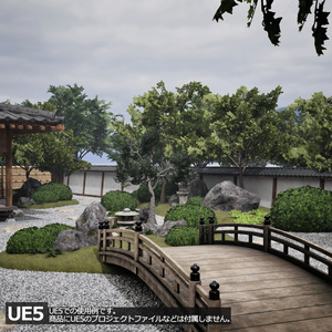 【3D環境アセット】日本庭園と和風建築 缩略图 4