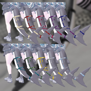 🦈【ルルネ】尻尾beltアクセ【VRChat】 缩略图 3
