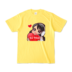 カラーTシャツ黄（ハート）
