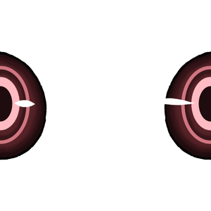 Imitacion de los ojos del personaje "Estafadora" del anime: Akudama Drive 