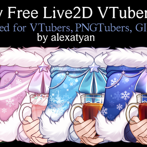 Holiday Free Live2D VTuber Assets