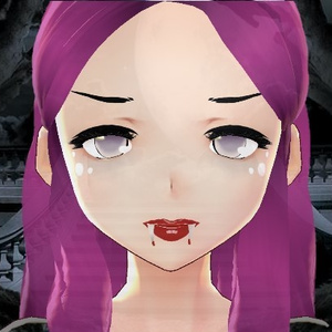 [VROID] Vampire Teeth Face Skin