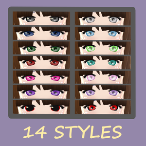 [3D Model] Eye Textures 14 Set