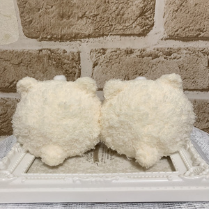 おまんじゅう(通常)着ぐるみ シンプルホワイトくま 🐻🍒おまんじゅう着ぐるみ さくらんぼくまさん 🌿 ܸホワイト