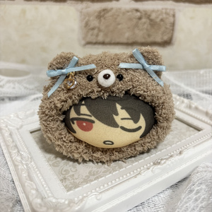 おまんじゅう　着ぐるみ　ぬい服　ねこ　ねこみみ　オフホワイト　赤　青　黄色 ゆきもち 【 次回通販⇒おまんじゅう着ぐるみ