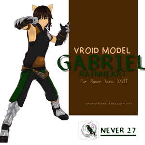 Model 3D vrm =-= GABRIEL RAINHEART =.=
