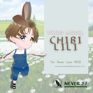 Modelo 3D vrm =-= CHIBI LILI =.=