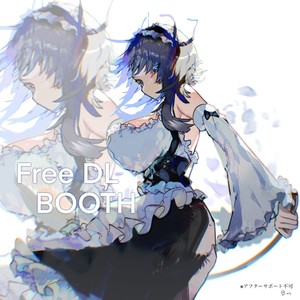【フリー素材】メイドさん立ち絵【腰下立ち絵】