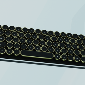 タイプライター風キーボード（Black）
