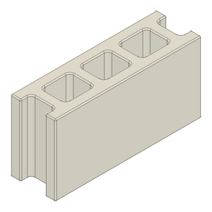 コンクリートブロック(Concrete Block) 3Dデータ