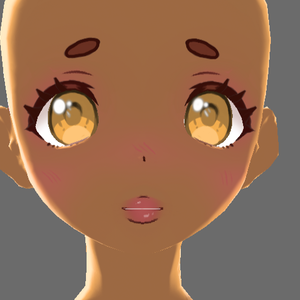 Soft Pinky Face Vroid Textures (Eyes & Skin)