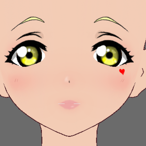 Mari Ohara Twilight Cowgirl from Love Live! Sunshine!! Face VRoid Textures (Eyes & Skin)