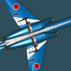 航空自衛隊アクロバットチーム　T-4ブルーインパルス 缩略图 15