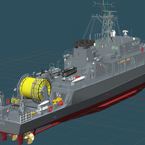 JMSDF 690t型掃海艦 缩略图 7